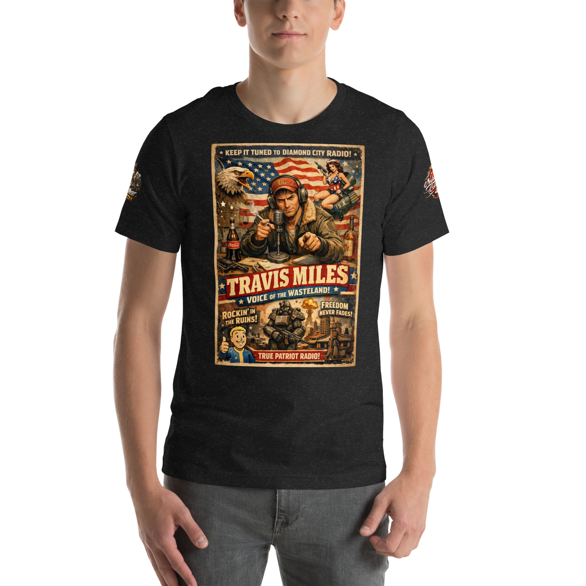 Stay Tuned to Travis Miles – Diamond City Radio Tee